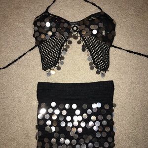 *SOLD* 2 Piece Belly Dance Set